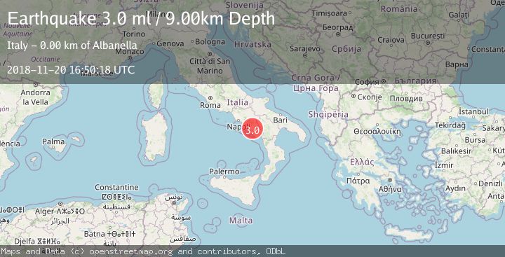Map of SOUTHERN ITALY