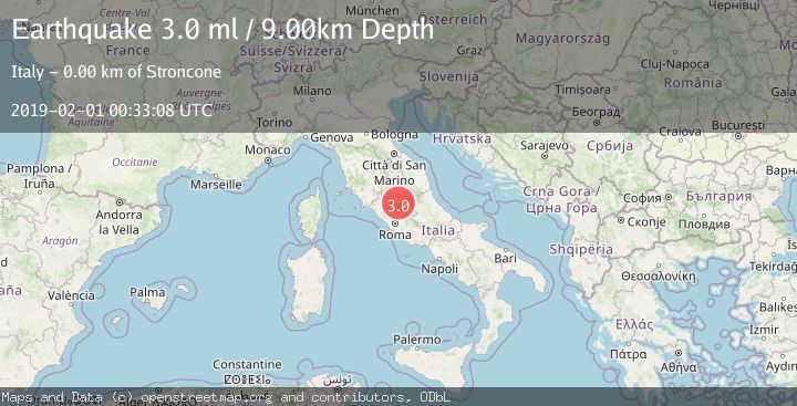 Map of CENTRAL ITALY