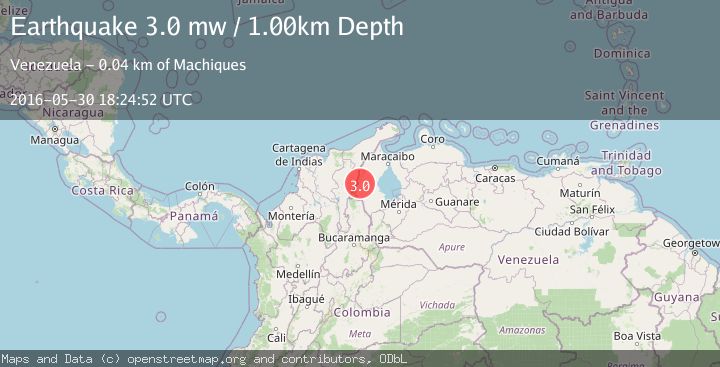 Map of ZULIA, VENEZUELA