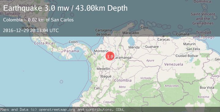 Map of NORTHERN COLOMBIA