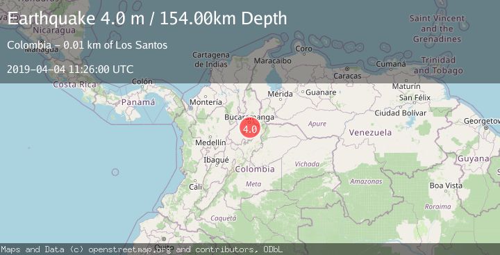 Map of NORTHERN COLOMBIA