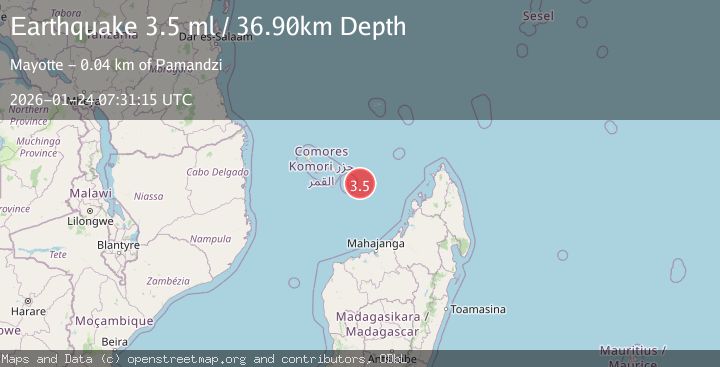 Map of MAYOTTE REGION