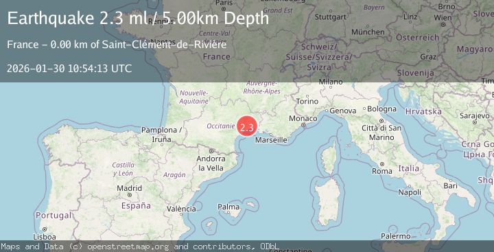 Map of NEAR SOUTH COAST OF FRANCE