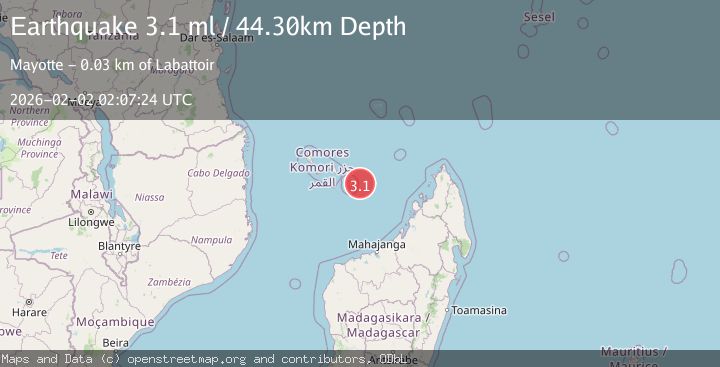 Map of MAYOTTE REGION
