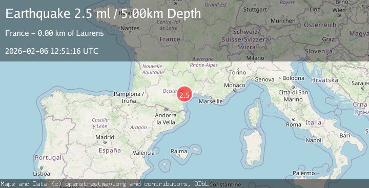 Map of NEAR SOUTH COAST OF FRANCE
