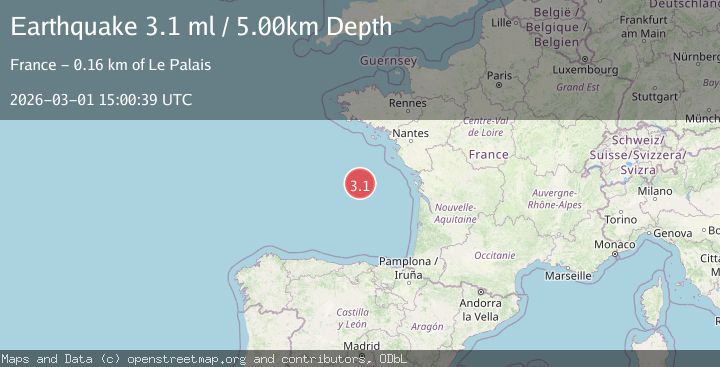 Map of BAY OF BISCAY