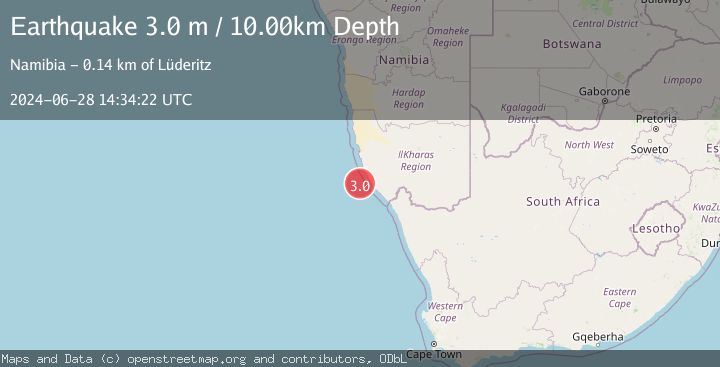 Map of NAMIBIA