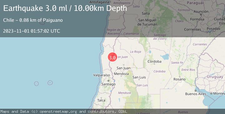 Map of SAN JUAN, ARGENTINA