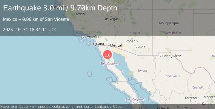 Map of BAJA CALIFORNIA, MEXICO
