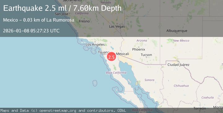 Map of BAJA CALIFORNIA, MEXICO
