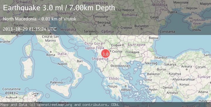 Map of FYR OF MACEDONIA