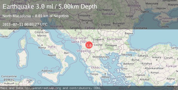 Map of FYR OF MACEDONIA