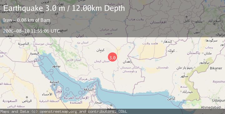 Map of SOUTHEASTERN IRAN