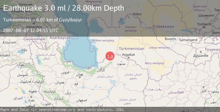 Map of NORTHERN IRAN