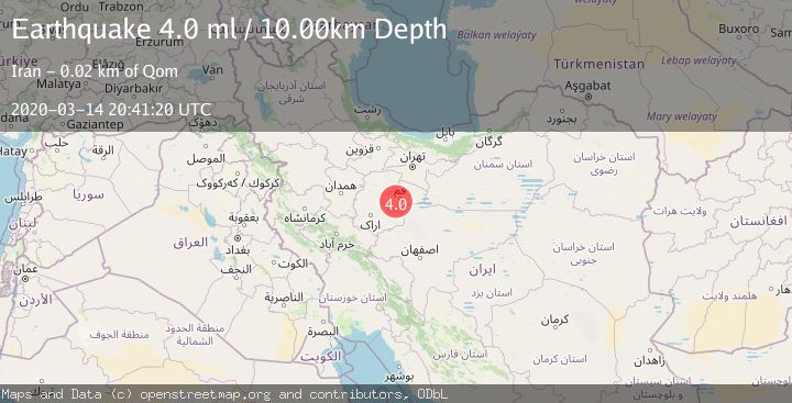 Map of CENTRAL IRAN