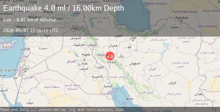 Map of WESTERN IRAN