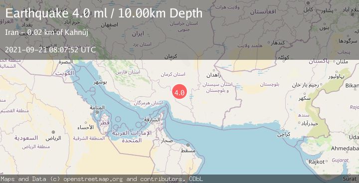 Map of SOUTHERN IRAN
