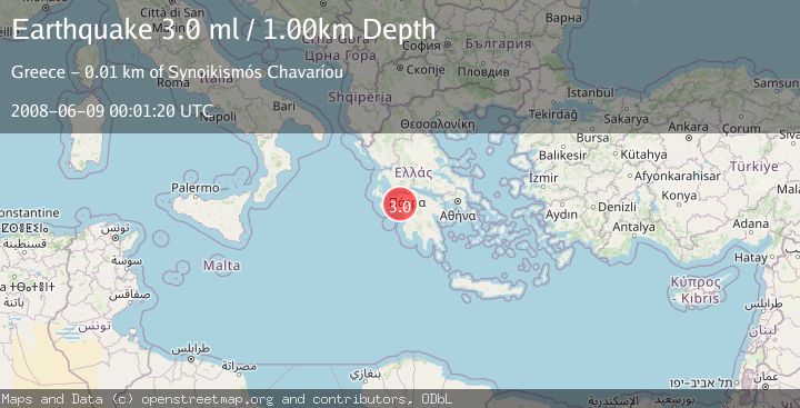 Map of SOUTHERN GREECE