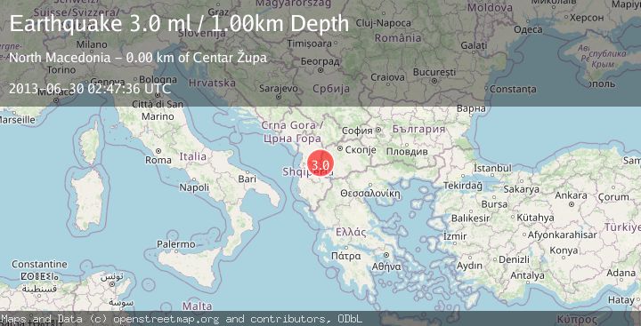 Map of FYR OF MACEDONIA