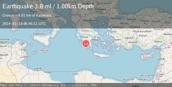 Map of SOUTHERN GREECE