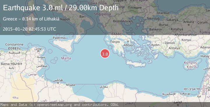 Map of CENTRAL MEDITERRANEAN SEA