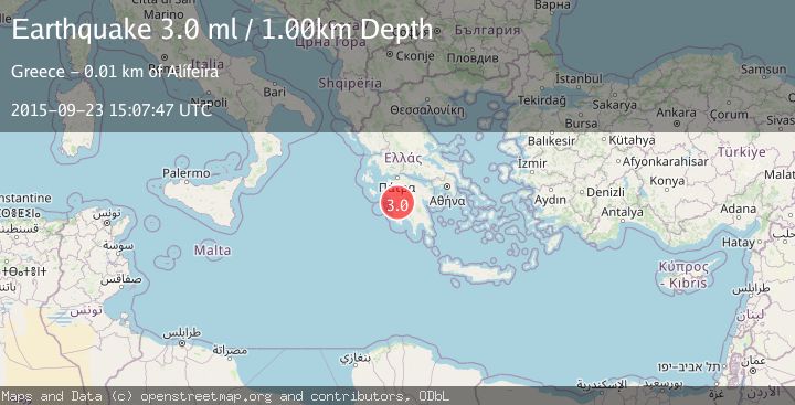 Map of SOUTHERN GREECE