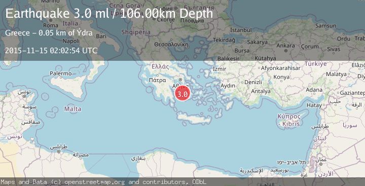 Map of SOUTHERN GREECE