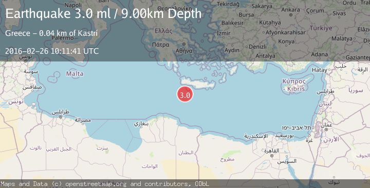 Map of CRETE, GREECE