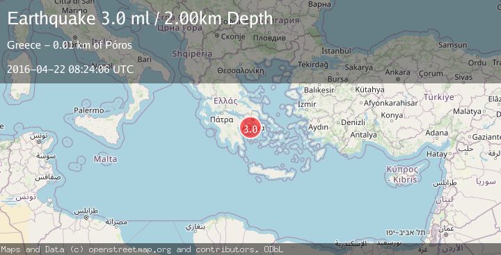 Map of SOUTHERN GREECE