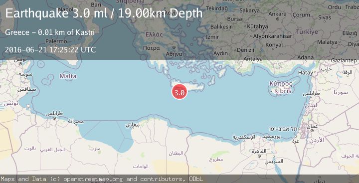 Map of CRETE, GREECE