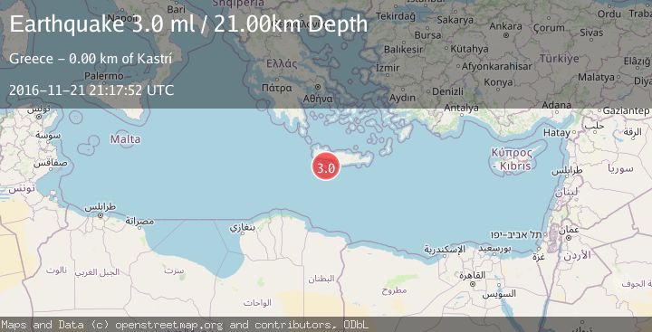 Map of CRETE, GREECE
