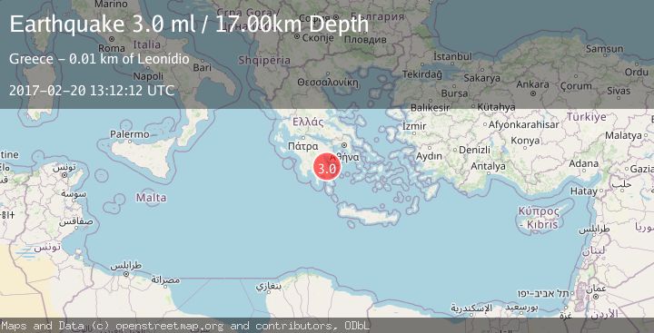 Map of SOUTHERN GREECE