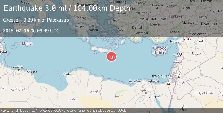 Map of CRETE, GREECE