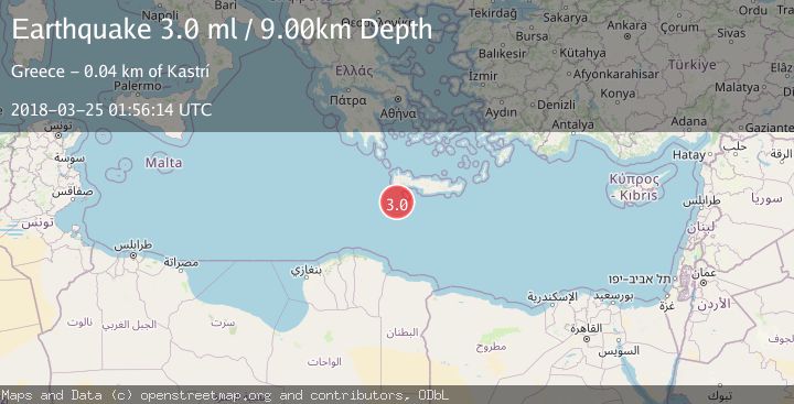 Map of CRETE, GREECE