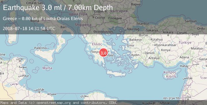 Map of SOUTHERN GREECE