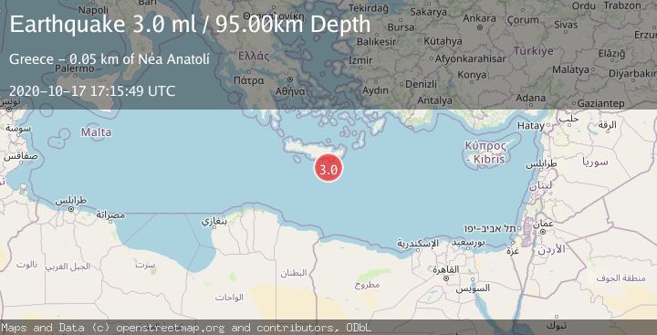 Map of CRETE, GREECE