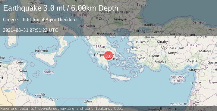 Map of SOUTHERN GREECE