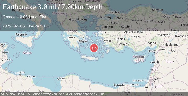 Map of DODECANESE ISLANDS, GREECE