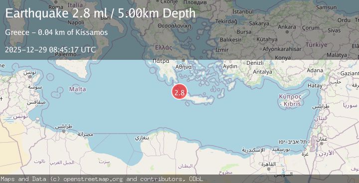 Map of CRETE, GREECE