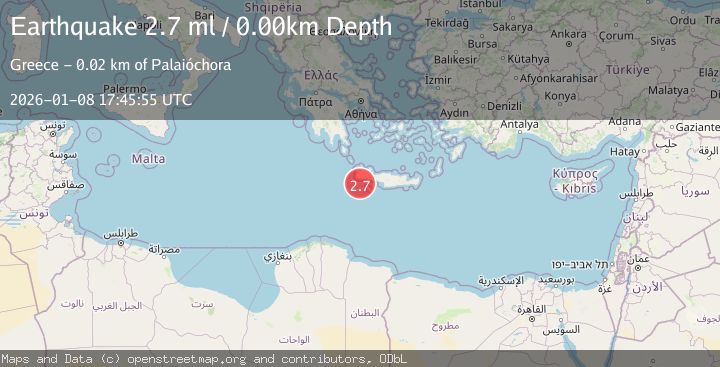 Map of CRETE, GREECE