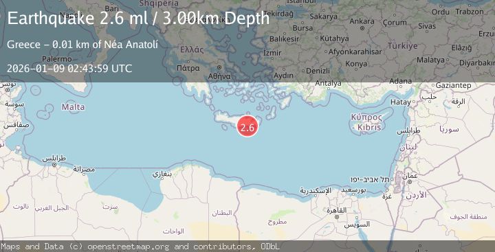 Map of CRETE, GREECE