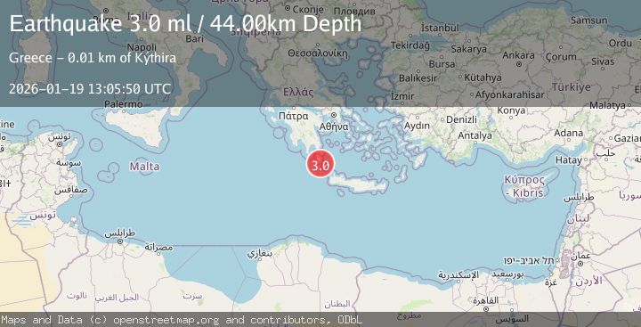 Map of SOUTHERN GREECE