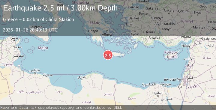 Map of CRETE, GREECE