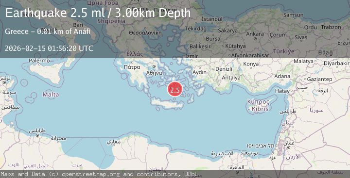 Map of DODECANESE ISLANDS, GREECE
