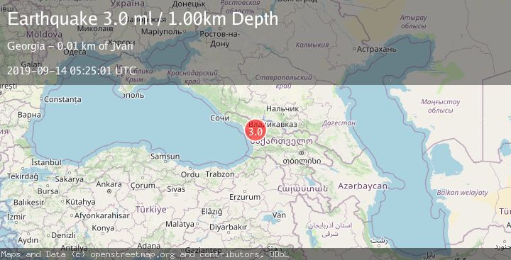 Map of GEORGIA (SAK'ART'VELO)