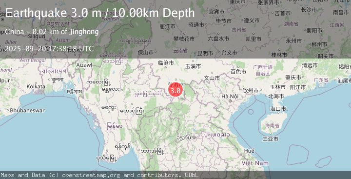 Map of MYANMAR-CHINA BORDER REGION