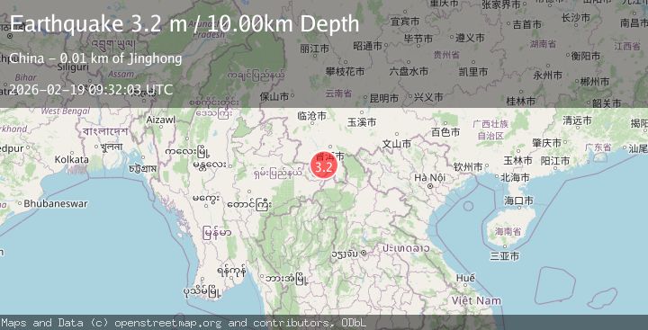 Map of MYANMAR-CHINA BORDER REGION