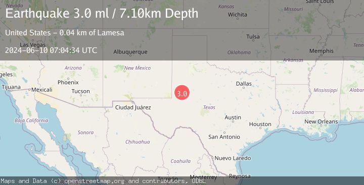 Map of WESTERN TEXAS