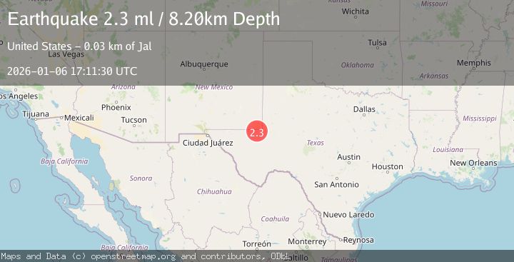 Map of WESTERN TEXAS