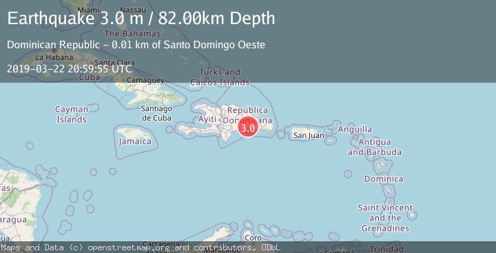 Map of DOMINICAN REPUBLIC